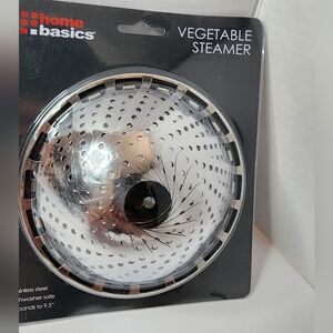 Home Basics Silver Vegetable Steamer
